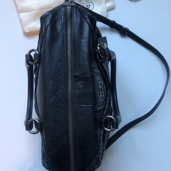 Coach Madison Diagonal Python Purse - Picture 6 of 7